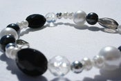 Image of Tiara Pearls - Black