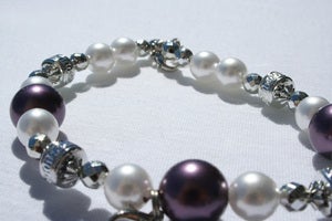 Image of Tiara Pearls - Purple