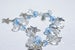 Image of Tiara Charms - Blue Stars