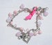Image of Tiara Charms - Pink Hearts & Ribbon