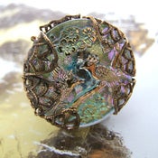 Image of Vintage Peacock Cocktail Ring