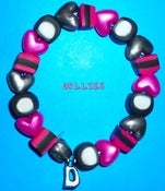 Image of Dinky Liquorice Allsorts Pink & Black Bracelet