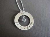 Image of Cercle d'Eternité Argent personnalisé