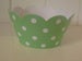 Image of Cupcake Wrappers - Green Spot