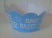 Image of Cupcake Wrappers - Blue Happy Birthday