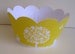 Image of Cupcake Wrappers - Yellow Bunny