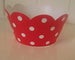 Image of Cupcake Wrappers - Red Spot