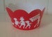 Image of Cupcake Wrappers - Red Kids Marching Band