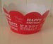 Image of Cupcake Wrappers - Red Happy Birthday