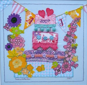 Image of Personalised Wedding Samplers