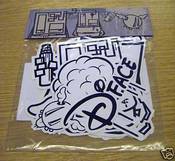 Image of D*FACE - FACE LIFT'S VINYL STICKER PACK