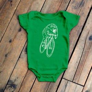 Image of Bear On Bike Onesie