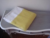 Image of Linen Children's blanket/Playmat in a Tote Bag -Warm Olive