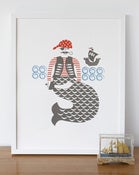 Image of pirate screenprint
