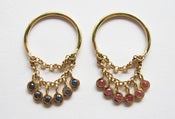 Image of Pink & Blue Sapphire Zoë Rings - 18K