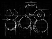Image of Orbinator Drum Setup Tee