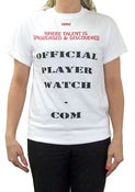 Image of OPW White T-Shirt with Slogan