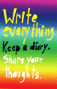 Image of Write everything Oversized Postcard, set of 5