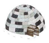 Image of Snow House -print