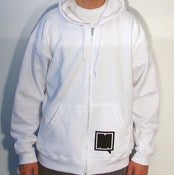 Image of Blockhead hoodie(white)