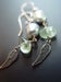 Image of Aquamarine angle wings earings