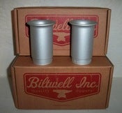 Image of Biltwell Four Aces Exhaust Tips- Silver