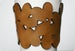 Image of NEW! leather cozy/cuff SNAP - mocha brown