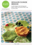Image of Hexagon flower brooch kit