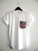 Image of Kolihaus Collection : Unisex Floral Pocket Tee