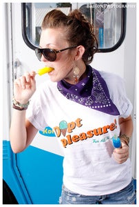 Image of Women's Dipt Pleasure White T Shirt