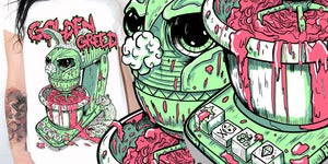 Image of The first t-shirt of Golden Greed