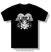 Image of The Amorettes "skull" t shirt