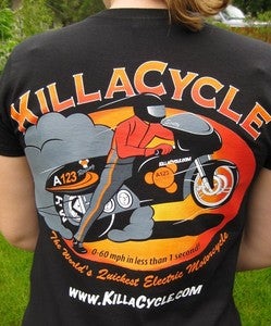 Image of KillaCycle team shirt with Chip Gribben artwork! 
