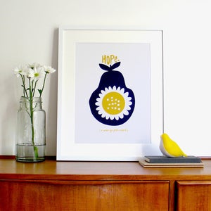 Image of Hope Screen Print | Navy