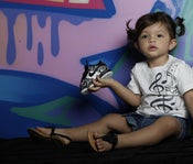 Image of baby tee music notes BOYS & GIRLS
