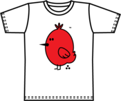 Image of Abe Lincoln Jr. Char Kids Tee - White/Red