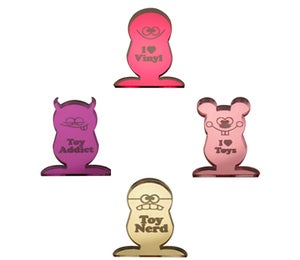 Image of Abe Lincoln Jr. x Random Nature Laser Etched Pins
