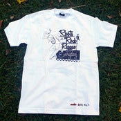 Image of ALOHA ARMY ROOTS ROCK REGGAE MAJAH RAJAH TEE WHITE