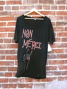 Image of Non Merci Ultra-light Oversized U-neck Tee