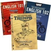 Image of English 101 DVD, English 102 DVD & Triumph 650 Rebuild DVD - 3 DVD Set - Save $21!