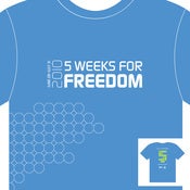Image of 5 Weeks for Freedom Tour T-shirt - Women's 