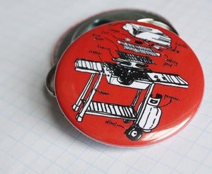 Image of barbeque grill bottle opener keychain