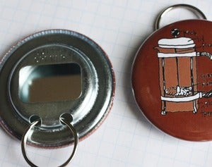Image of coffee lovers french press bottle opener