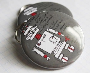 Image of Mister robot keychain bottle opener for geeks