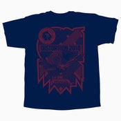 Image of Navy Distortion 2010 T-shirt (American Apparel)