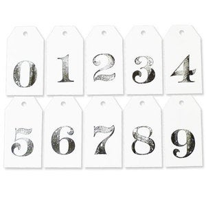 Image of Numbered Tags