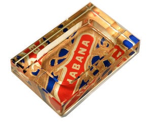 Image of Habana Crystal Rectangle Ashtray