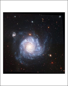 Image of Hubble Snaps Images of a Pinwheel-Shaped Galaxy 
