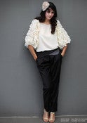 Image of max frill sleeve blouse
