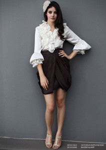 Image of victorian ruffle blouse